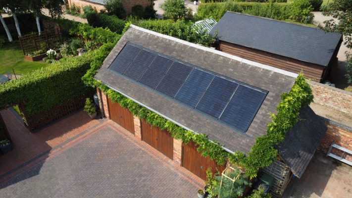 In-Roof Solar and Battery Installation in Detached Garage
