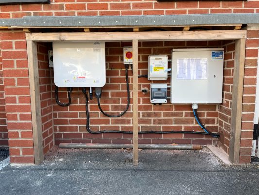 GoodWe inverter and isolator switches fitted at Worcester Bowls Club